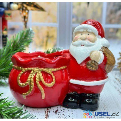 Figurine - candleholder Santa Claus Bjorn